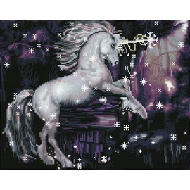 DIAMOND DOTZ ® - Moonlight Dance, Full Drill, Square Dotz, Square Diamond Painting Kits, Square Drill Diamond Painting, Diamond Painting Square Drill, Square Diamond Art, 18.5"x14.6"