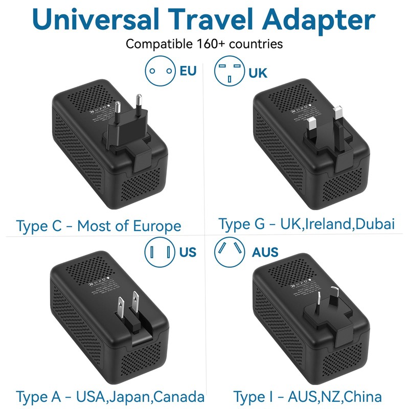 Upgraded 2000W 220V to 110V Voltage Converter US to Europe