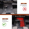 Suetlcoity for Hummer EV Center Control Panel Sticker Real Soft