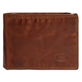 piké Genuine Leather Men's Wallet Brown 021848, brown