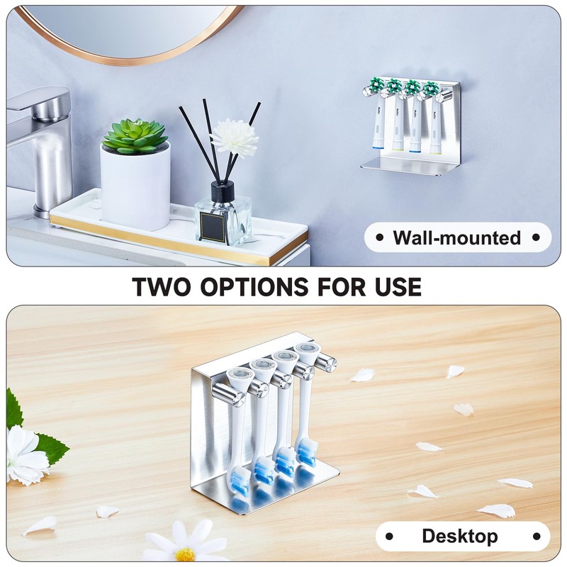 Electric Toothbrush Head Holder, Metal Brush Head Holder, Tooth Brushing