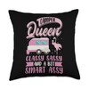 Camper Queen Classy Sassy Smart Funny Outdoor Camping RV Throw