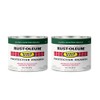 Rust-Oleum 7738502-2PK Stops Rust Brush On Paint, Quart (2 Pack),