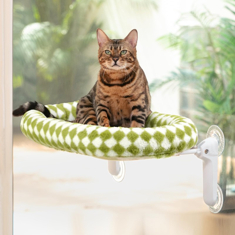Sunhoo Cat Window Perch Bed Foldable Kitty Windowsill Hammock Shelf