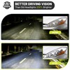 ROADEAL Headlights W/Bulbs for 2006-2010 Toyota Sienna Minivan (All Trims: