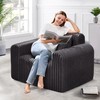Hobestluk Couch Sofa 2-Seater Foam Sofa Loveseat for Small Spaces