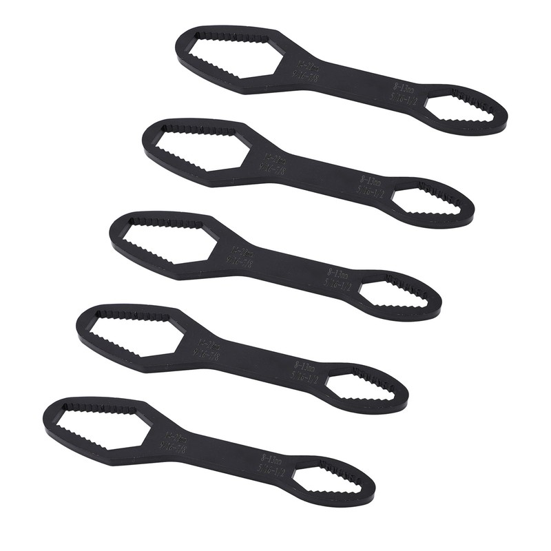 5 Pcs Double Ended Wrench 8mm To 22mm 160mm Length