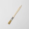 Hake City Brush Gold Roll Rack Brush, Wooden Handle, White