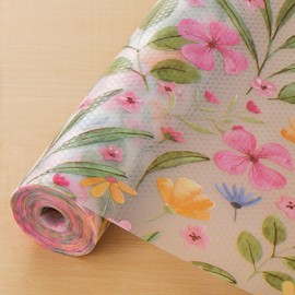 Cooyes Shelf Liner – Premium Non-Adhesive Cabinet & Drawer Liner for Kitchen – Waterproof Shelf Paper with Modern Pattern – Durable EVA Cabinet Mat – Easy to Cut