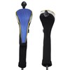 Andux 4Pcs/Set Long Neck Gold Golf Hybrids Club Head Covers