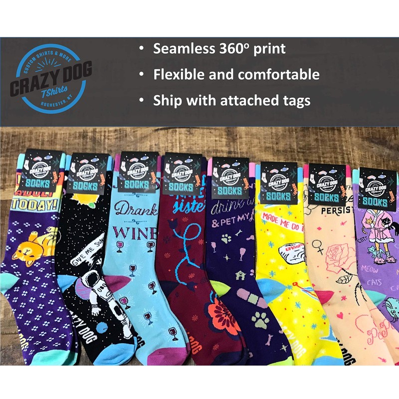 Calcetines para hombre con diseño de bolos divertidos y divertidos,