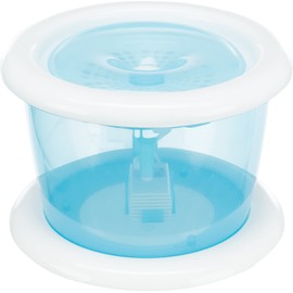 TRIXIE elektronischer Wasserspender "Trinkbrunnen Bubble Stream, Kunststoff, 3 l/ø 25 × 16 cm, blau/weiß" - 24464