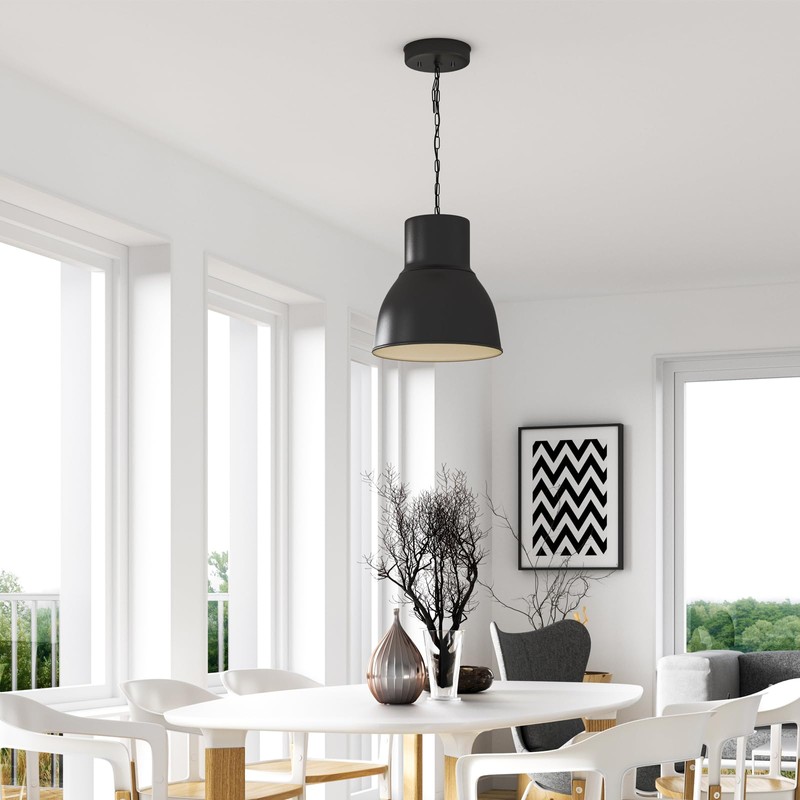 Biaungdo 6 Inch Ceiling Lighting Canopy Kit, Black Pendant Light