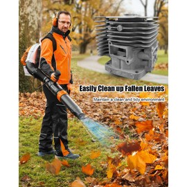 NTSUMI Cylinder Piston Kit Fit for RedMax EBZ8550 EBZ8550RH Backpack Blower Replace 587655101 587955101, with Spark Plug