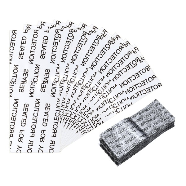 uxcell 200Pcs Shrink Bands, 73 * 30mm PVC Clear Perforated