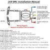 ZTT For Ford Fusion 2013-2016 LED DayTime Running Light Driving
