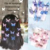 GOGOX 12 Colores Mezcla Mariposa Pasador Moños Para Niñas Moda