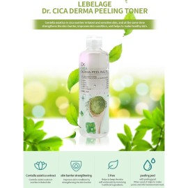 Tnico Exfoliantes Coreana_ Cica Derma_ Revitalizantes (3pz) Todo Tipo De Piel Danoche                                                                 