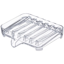 山崎実業 石鹸置き 水が流れる ソープトレー ヴェール クリア 3250