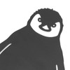 Penguin Family Stake Statue Simulation Vivid Hollow Iron Animal Stake