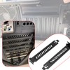 Micro Traders 5pcs Alloy Steel PCI Slot Cover Bracket Full