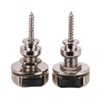 2pcs Guitar Strap Locks Metal Security Quick Release Strap Buttons