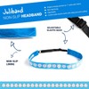 Julibands No-Slip Athletic Headbands | Volleyball Stripe | Blue