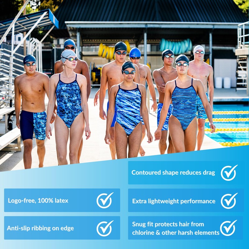 Sporti Latex Swim Cap (New Royal)