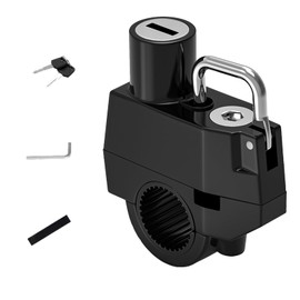 Universal Helmet Lock, Alloy, Multifunctional Hook Lock, Waterproof, Anti-theft, Suitable for Electric Cars, Bicycles, Motorcycles, Keys & Dedicated Wrench Included