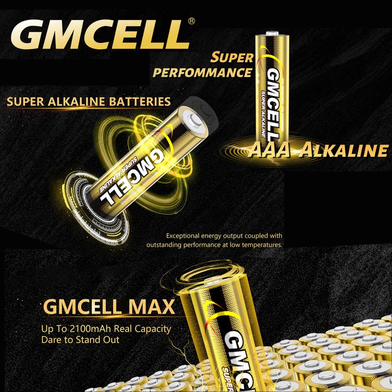 GMCELL 36 AAA Batteries + 36 AA Batteries Combo 1.5V