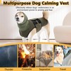 Dog Anxiety Vest, Reflectiveanxiety Vest for Dogs, Breathable Dog Calming