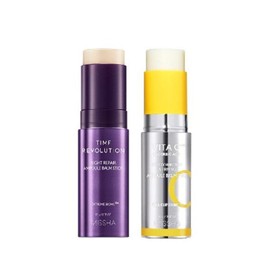 Misha [Missha] Purple Ampoule Balm Stick + Blemish-C Firming Ampoule Balm Stick / [미샤] 보랏빛 앰플밤 스틱 + 잡티씨 탄력 앰플밤 스틱