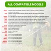 SHENTEC 6 Inch Weed Wacker Attachments Heads,Steel Wire Rotary Brush