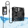 PANO-MOUNTS 120mm 4.72inch Upgraded IP68 Waterproof Dual Ball Fan-Max 3500RPM