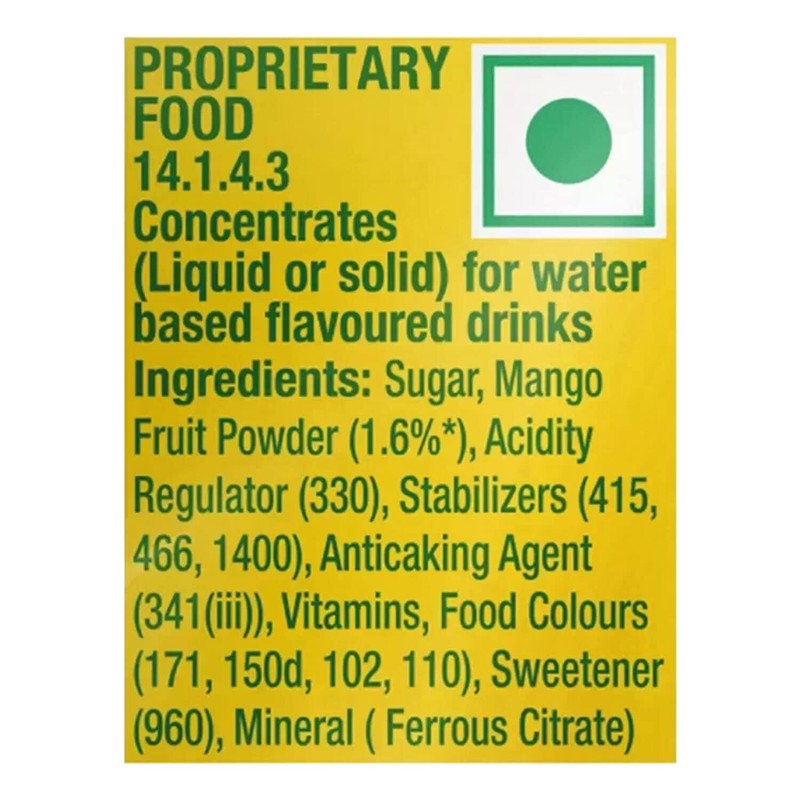 Tang Mango Instant Drink Mix, 500 grams (17.6 oz) pouch