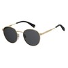 Polaroid PLD 2053/S Sunglasses, Golden/Black, 51