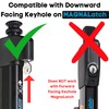 Magna Latch Key Replacement For Magna-Latch Series 2 With Downward