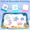 Magic Water Doodle Mat,Large Foldable Kids Painting Doodle Drawing Mat