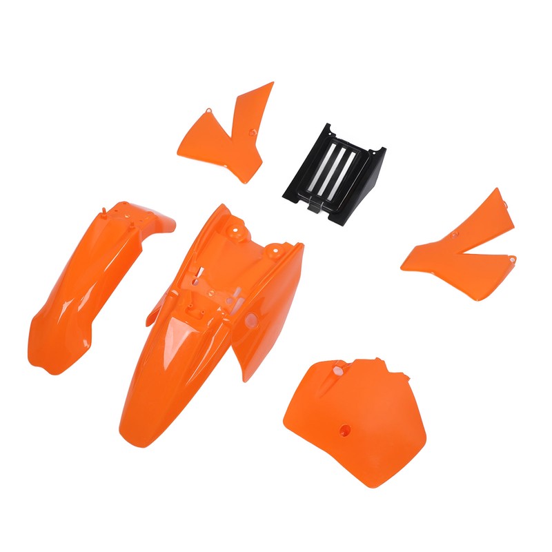 Motorcycle Fairing Cover Kit Orange Front Wheel Mudguard Splash Guard