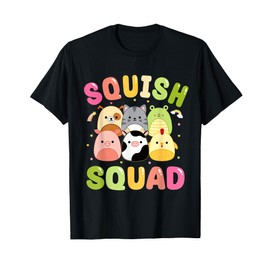 Squish Squad Girls Kids Toddlers Cute Birthday T-Shirt
