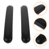 EXCEART Wheelchair Armrest Pads 2 Pcs Black 33.40X5.10X3.00cm