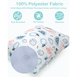 ALVABABY Wet Dry Bags Waterproof 3pcs Two Pockets Travel Storage Bags Cosmetic Bags Handbags Wash Bags Beach Pool Daycare Soiled Baby for Swimsuits or Wet Clothes 3L-ZM29-CA