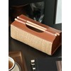 Rattan Tissue Box Cover,Wicker Tissue Box Holder,Rectangle Guest Bathroom