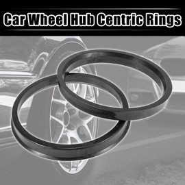 X AUTOHAUX 4pcs Plastic 78.1mm to 87.1mm Car Hub Centric Rings Wheel Bore Center Spacer