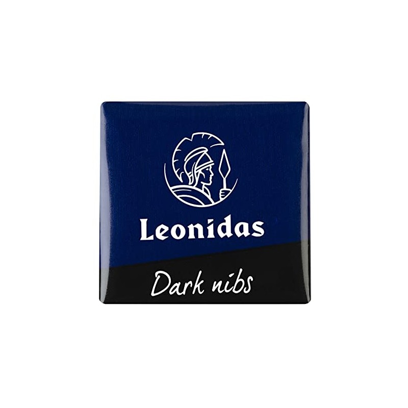 Leonidas Belgian Chocolates: 1 lb Dark Napolitain Nibs Chocolate Squares