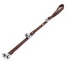 CATHYLIFE Leather Dog Doorbells for Door Knob/Potty Training/Go Outside, Length