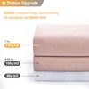 BTTN Shower Curtain Fabric 180 x 180 cm, Linen Texture,