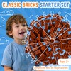 Strictly Briks Classic Bricks Starter Kit, Brown, 96 Pieces, 2x4