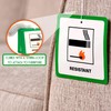 volila Furniture Upholstery DL7-20 Pack of Fire Safety Labels for