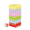 Orange tree toys Wooden Animal Tumbling Tower Game, Colourful Stacking